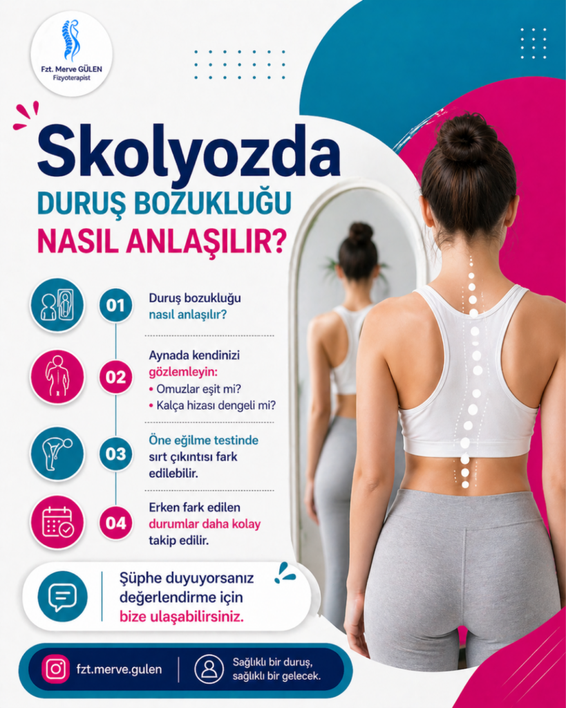 SKOLYOZDA DURUŞ BOZUKLUĞU NASIL ANLAŞILIR?