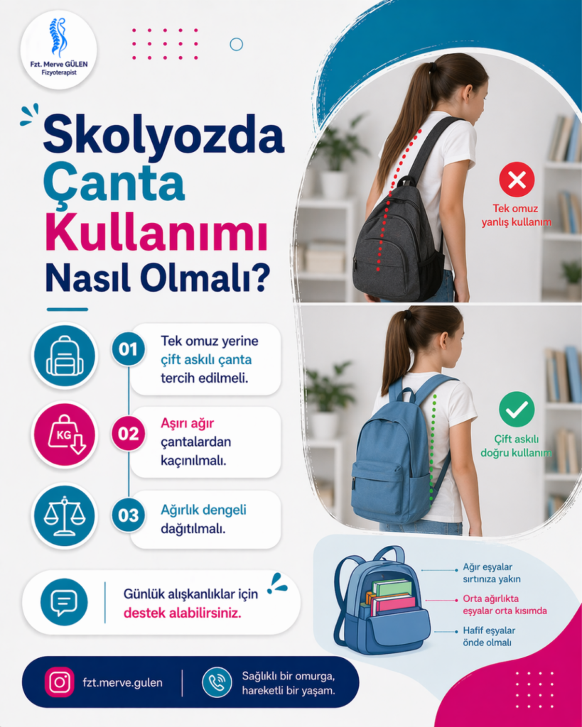 SKOLYOZDA ÇANTA KULLANIMI